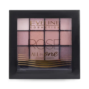Палитра теней д/век Олл ин Ван ROSE 02 12гр, Eveline Cosmetics
