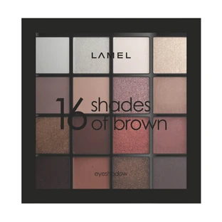 Палетка тіней Shades of brown 16-1, Lamel