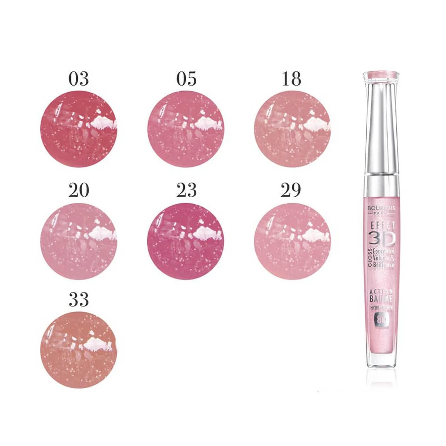 Блиск д/губ 3Д з еффектом бальзаму 29, Bourjois: ціни та характеристики