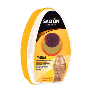 Губка для гладкой кожи с дозатором бесцветная, SALTON