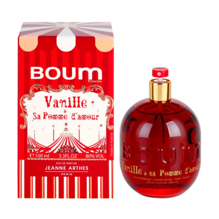Парфумована вода жіноча Boum Vanille Pomme De Amour 100мл, Jeanne Arthes: ціни та характеристики
