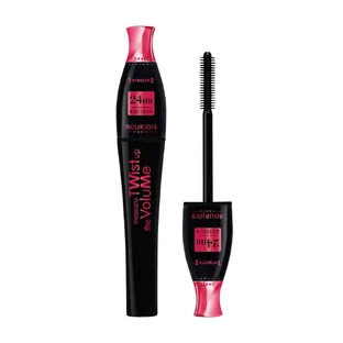 Тушь для ресниц Mascara Twist Up The Volume удлинение и объем УльтраЧерная, стойкая 24г, Bourjois