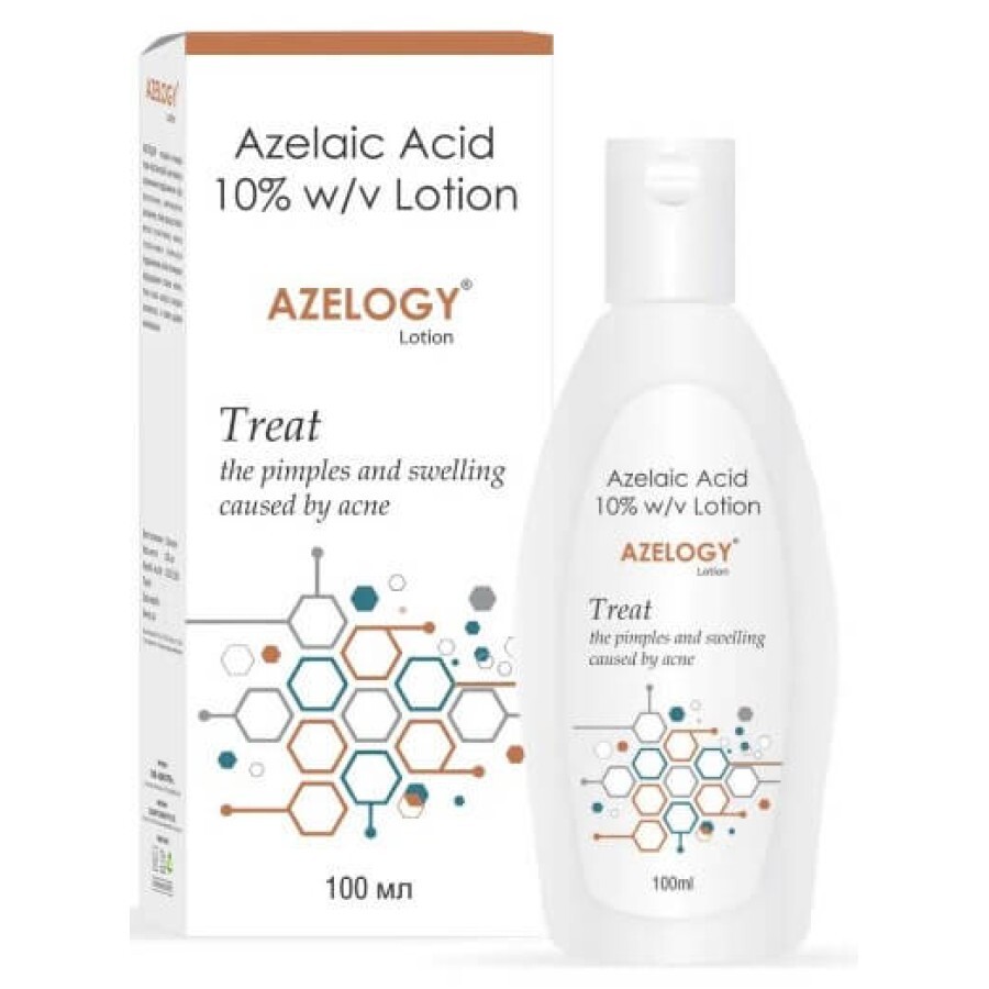 Лосьйон Азелоджі 10% (Azelogy lotion), 100 мл: ціни та характеристики