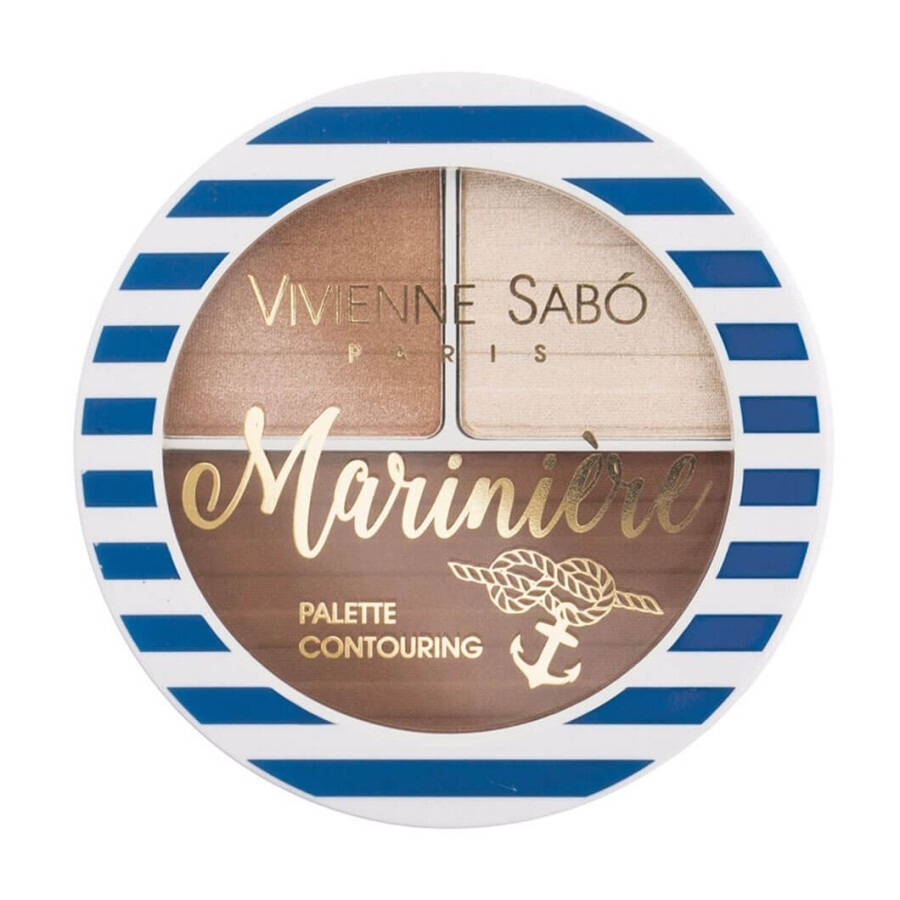Палетка для скульптурирования лица Mariniere Palette Contouring 02 6 г, Vivienne Sabo: цены и характеристики