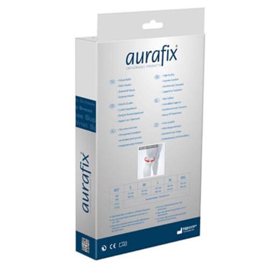 Наколенник Aurafix (Аурафикс) 101 с открытой чашечкой и силиконовым кольцом Размер изделия - 3XL: цены и характеристики