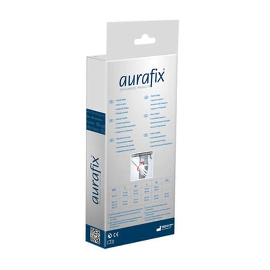 Бандаж на зап'ястя Aurafix AO-17 з фіксацією пальця Колір - синій Модель - для правої руки Розмір виробу - XL: ціни та характеристики