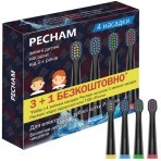Детские насадки к электрической зубной щетке Pecham: цены и характеристики