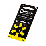 Батарейка для слухового аппарата Widex 10 AUX