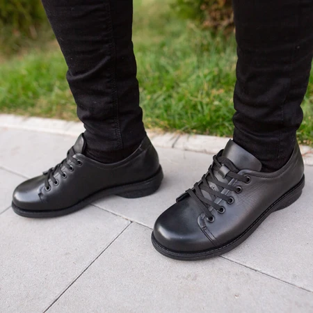 Женские анатомические туфли Forelli 28510-G черные: цены и характеристики