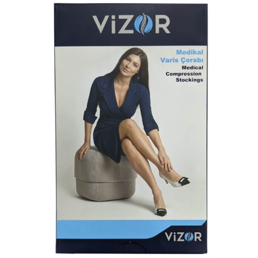 Компрессионные гольфы Vizor (Визор) 2 класс с открытым / закрытым носком: цены и характеристики