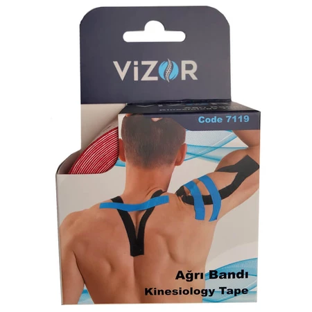 Кинезиотейп Vizor (Визор) 7119, 5м*5см, розовый: цены и характеристики