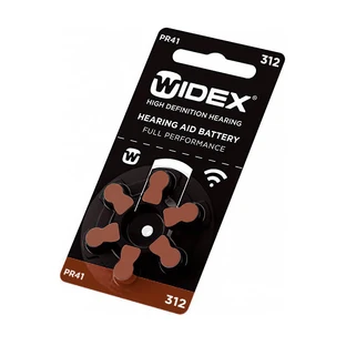 Батарейка для слухового апарату Widex 312 AUX