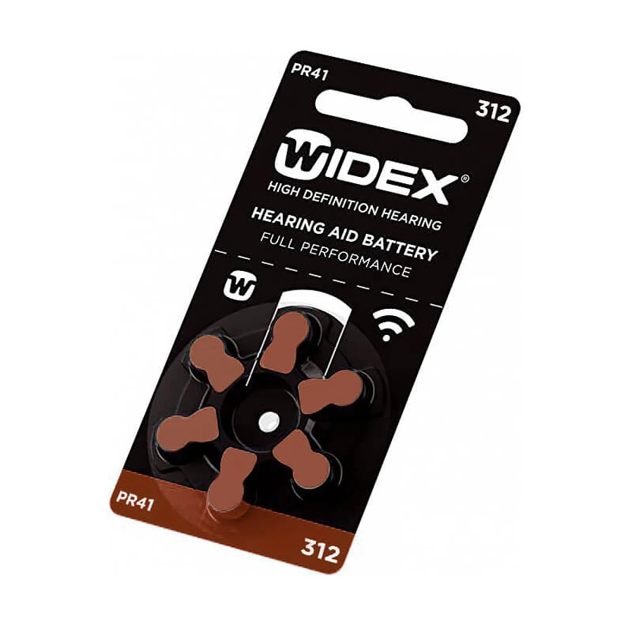 Батарейка для слухового апарату Widex 312 AUX: ціни та характеристики