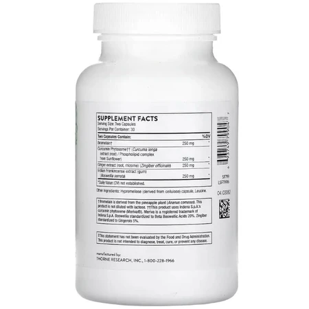 Фітопрофен, Phytoprofen, Thorne Research, 60 капсул: ціни та характеристики
