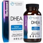 Дегидроэпиандростерон, 50 мг, Intimate Essenitals, DHEA, Bluebonnet Nutrition, 60 вегетарианских капсул: цены и характеристики