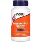 Фосфатидилсерин, 100 мг, Phosphatidyl Serine, Now Foods, 60 вегетаріанських капсул: ціни та характеристики