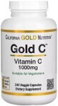 Вітамін C, 1000 мг, Gold C, California Gold Nutrition, 240 вегетаріанських капсул
