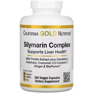 Комплекс силимарина с растительными экстрактами, Silymarin Complex, California Gold Nutrition, 360 вегетарианских капсул