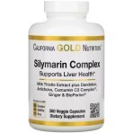 Комплекс силімарину з рослинними екстрактами, Silymarin Complex, California Gold Nutrition, 360 вегетаріанських капсул: ціни та характеристики