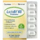 Пробиотики, 65 млрд КОЕ, LactoBif 65 Probiotics, 65 Billion CFU, California Gold Nutrition, 30 вегетарианских капсул