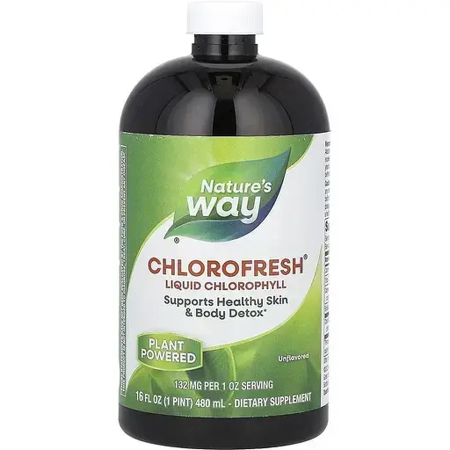 Рідкий хлорофіл Nature's Way Chlorofresh без добавок, не ароматизирован 473 мл: цены и характеристики