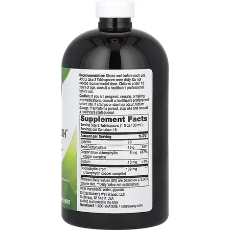 Рідкий хлорофіл Nature's Way Chlorofresh без добавок, не ароматизирован 473 мл: цены и характеристики