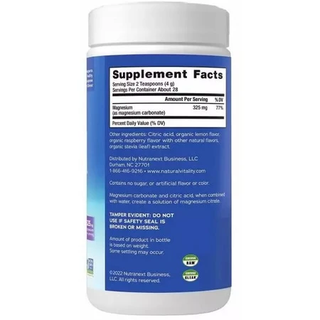 Антистресовий напій, смак малина лимон, CALM, Powder Raspberry Lemon, Natural Vitality, 113 гр: ціни та характеристики