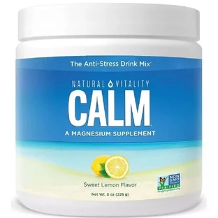 Напій-Антистрес, смак солодкий лимон, CALM, Anti-Stress Drink Mix, Natural Vitality, 226 гр (8 унцій)