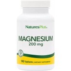 Магній, 200 мг, Magnesium, Natures Plus, 90 таблеток: ціни та характеристики