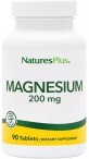 Магний, 200 мг, Magnesium, Natures Plus, 90 таблеток