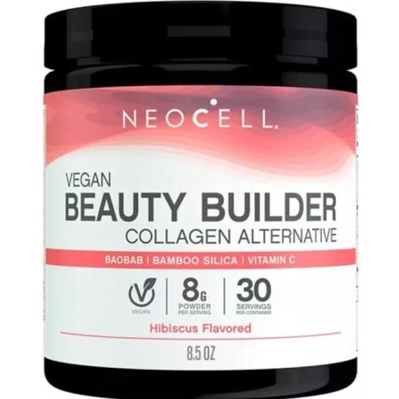 Веганский Коллаген, вкус гибискуса, Vegan Beauty Builder, NeoCell, 227 гр (8,5 унций)