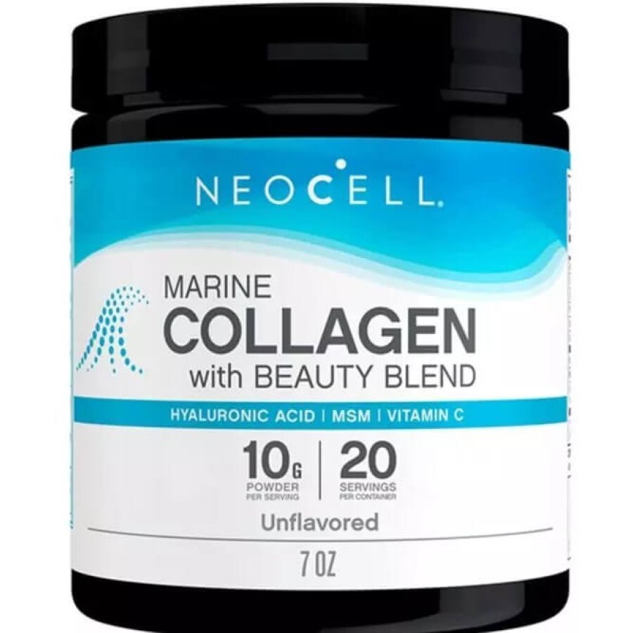 Морской коллаген с косметической смесью, Marine Collagen with Beauty Blend, NeoCell, 198 гр (7 унций): цены и характеристики