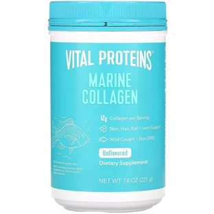 Морской коллаген из дикой рыбы, без добавок, Marine Collagen, Wild Caught, Vital Proteins, 221 г (7,8 унций)