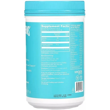 Морской коллаген из дикой рыбы, без добавок, Marine Collagen, Wild Caught, Vital Proteins, 221 г (7,8 унций): цены и характеристики