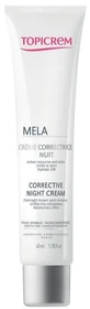 Коригуючий нічний крем для обличчя Topicrem Mela Corrective Night Cream, 40 мл