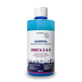 Шампунь Pharmea Омега 3-6-9 Восстановление и здоровье, 350 мл