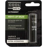 Бальзам для губ чоловічий ULTRAMINT «Cool Men» екстра зволоження з ментолом і гіалуроновою 4,8 г