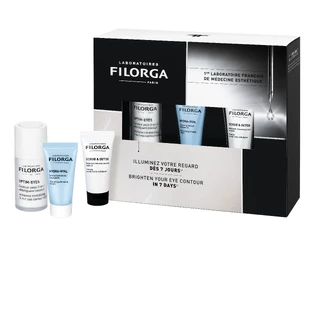 Набор Filorga Сияние Крем для контура глаз Optim-Eyes Eye Contour, 15 мл + Крем Filo Hydra-Hyal, 15 мл + Cкраб Scrub&Detox, 15 мл