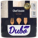 Бумажные полотенца Диво Premio Chef Assist 3 слоя 120 отрывов 2 рулона