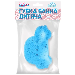 Губка для купання Добра Господарочка Машинка 130 х 85 х 40 мм
