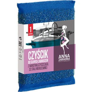 Губки кухонні Anna Zaradna для очищення сильних забруднень 1 шт.
