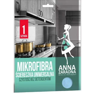 Салфетки для уборки Anna Zaradna из микрофибры универсальная 1 шт.