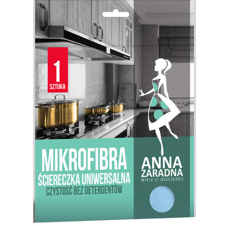 Серветки для прибирання Anna Zaradna з мікрофібри універсальна 1 шт.