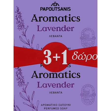 Твердое мыло Aromatics Лаванда 4 x 100 г