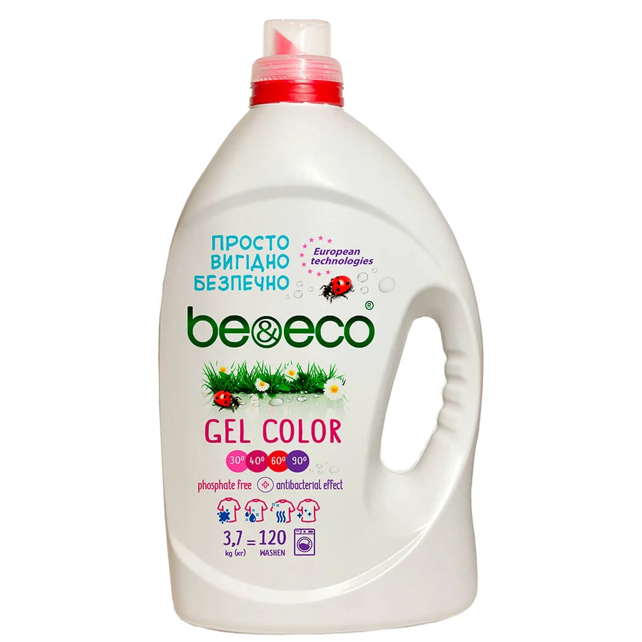 Гель для прання Be&Eco Color 3.7 л: ціни та характеристики
