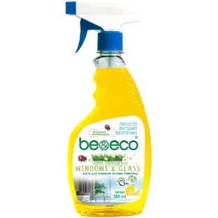 Средство для мытья стекла Be&Eco Лимон 500 мл