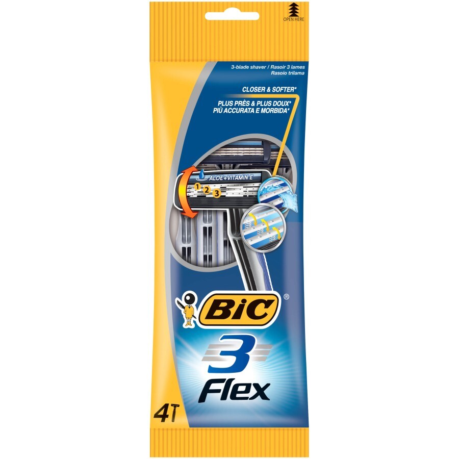 Бритва Bic Flex 3 4 шт.: ціни та характеристики