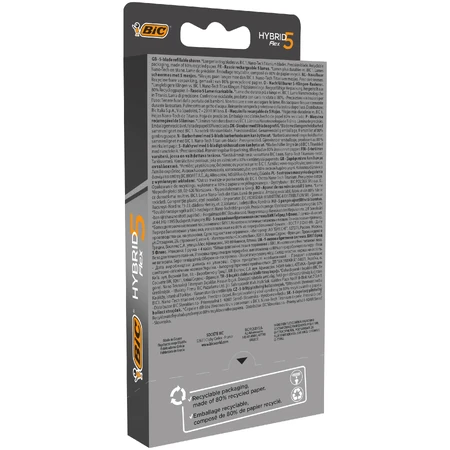 Бритва Bic Flex 5 Hybrid з 4 змінними картриджами: ціни та характеристики