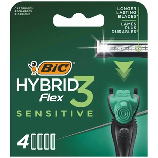 Змінні касети Bic Flex 3 Hybrid Sensitive 4 шт.