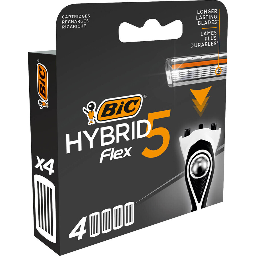 Змінні касети Bic Flex 5 Hybrid 4 шт.: ціни та характеристики